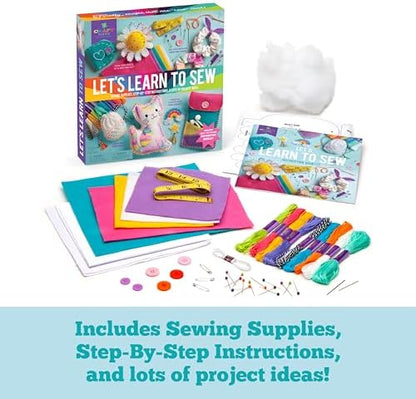Craft-Tastic Let’s Learn to Sew – Mini Sewing Kit, Arts and Crafts, Art Supplies, Embroidery Kit for Beginners, Includes Sewing Supplies, Easy-to-Follow Instructions, Arts & Crafts, Ages 7+ - Image 2