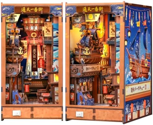 CUTEBEE Book Nook Kit - Dollhouse Booknook DIY Miniature House for Adults by CUTEBEE