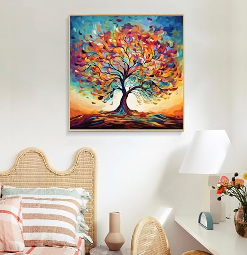 Framed Paint by Numbers Kit for Adults Beginners, Tree of Life - Image 2