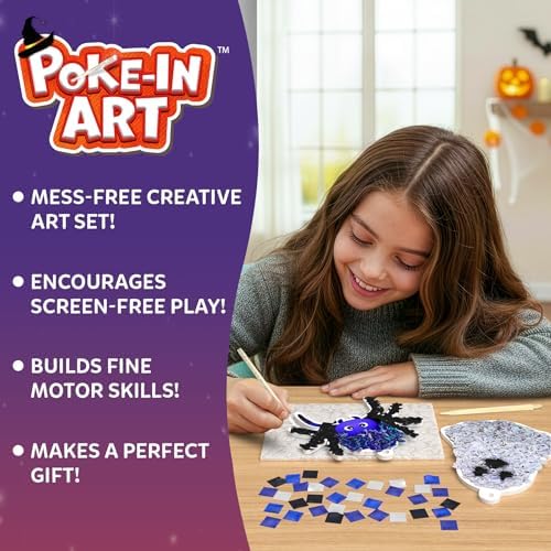 Skillmatics Poke-in Art – Halloween Decor, DIY Wood Craft Kit for Kids - Image 2