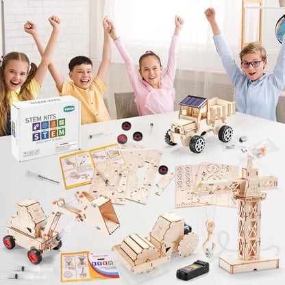 STEM Wood Building Crafts Kits for Kids Ages 8-10 8-12, Boys STEM Toys 8-13 - Image 5