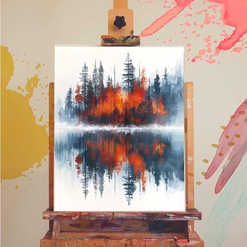 Tree Paint by Numbers Kit for Adults Plant Paint by Numbers, DIY Acrylic Watercolor Oil Painting Kits for Adults Beginners with Brushes, Hobbies for Women for Home Wall Decor, Gifts 28x38 in R-74 - Image 3