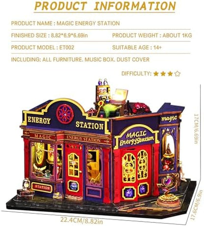 Spilay DIY Miniature House Kit for Adults, Miniature Dollhouse Building Kit - Image 2