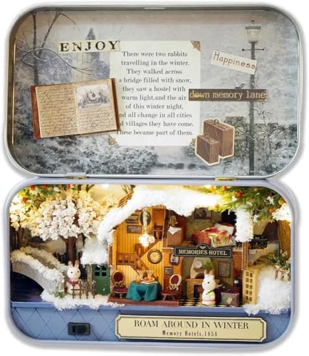 Wizardi Mini House Building Kit - Tiny Home Kit Roam Aaround in Winter by Wizardi