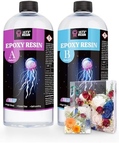 LET'S RESIN Silicone Mold Making Kit 21oz Bundle with 0.5Gallon Crystal Clear Epoxy Resin - Image 6