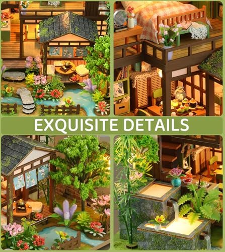 Spilay DIY Miniature House Kit for Adults, Miniature Dollhouse Building Kit - Image 3