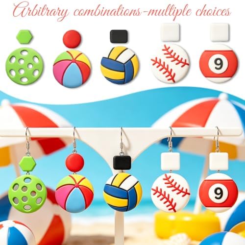 ORIGACH 20 Pcs Sports Ball Polymer Clay Cutters Set - Image 4