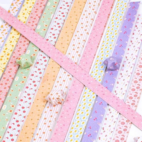 600 Sheets Paper Star Strips for DIY Hand Art Crafts, Double-Sided Printing Origami Paper for Star Jar, Wish Bottles, Home Decoration (Chinese Style) - Image 6