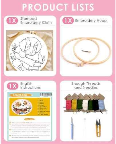 TCDZMYGS Punch Needle Kit for Beginners Adults-Book Dog,with Video Tutorial - Image 4