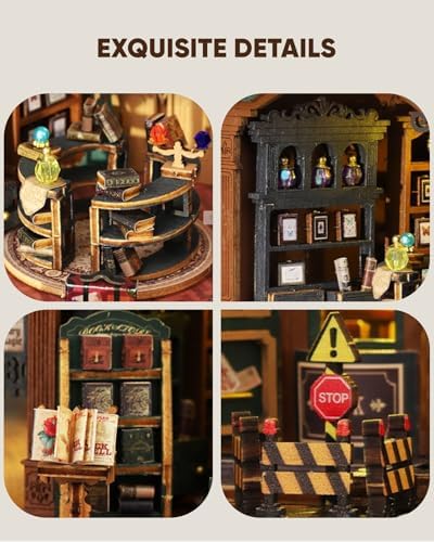DIY Miniature House Kit Book Nook Kit for Adults to Build Mini Magic House - Image 4