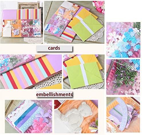Huralona Greeting Card Making Supplies Envelope Kit Gift Anniversary Craft - Image 3
