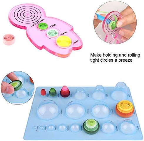 TUPARKA 19 Pcs Paper Quilling Kits 45 Colors 900 Strips Quilling Art Paper DIY Craft - Image 5
