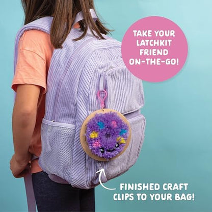 LatchKits Mini Donut - Latch Hook Kits for Kids, Arts and Crafts, Yarn Art, Kids Crafts, Toys for Girls, Birthday Gift for Girls, Easy to Follow Patten, Hook Included, Craft Kits, Ages 6+ - Image 5