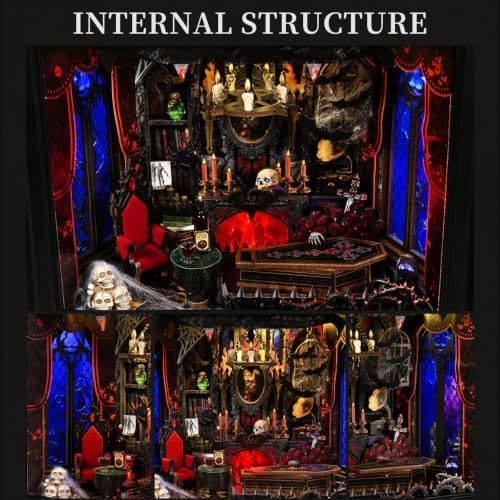 Book Nook Kit, Picture Frame Booknook, Wall Mounted 3D Puzzle Model - Image 3