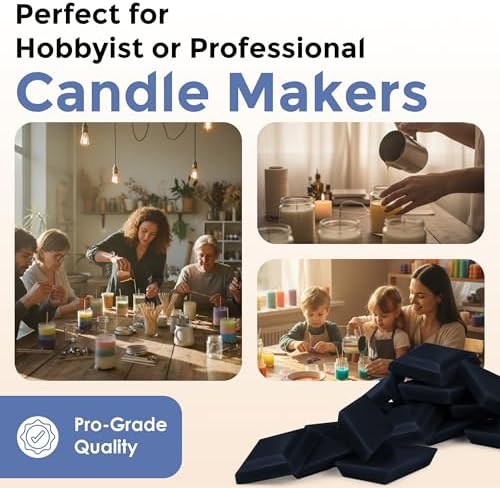 Colonial Blue Candle Dye Chips, Soy & Paraffin Candle Making, 25 Pack - Image 7