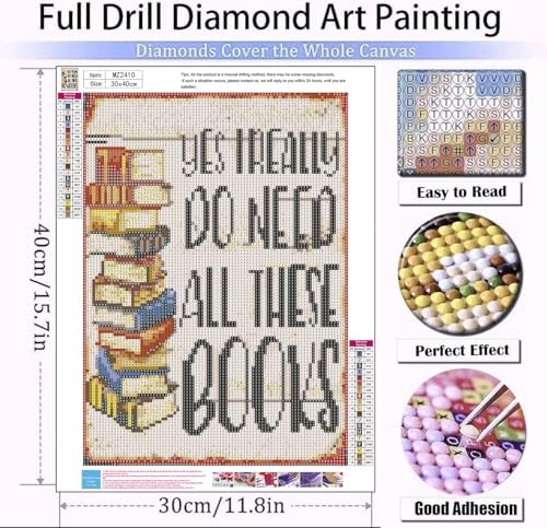 Xylogist Book Diamond Art Kits for Adults, 5D Diamond Painting Book - Image 4
