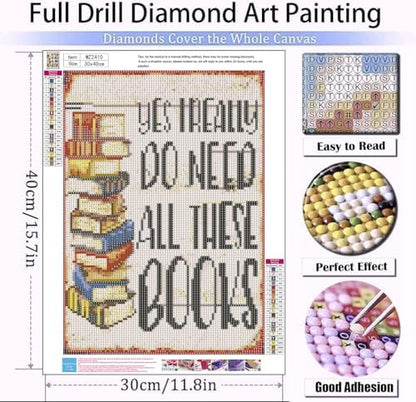 Xylogist Book Diamond Art Kits for Adults, 5D Diamond Painting Book - Image 4