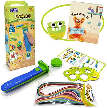 Quill On Spyrosity Super Quiller with Electric Tool for Kids Ages 8+ by Quill+On