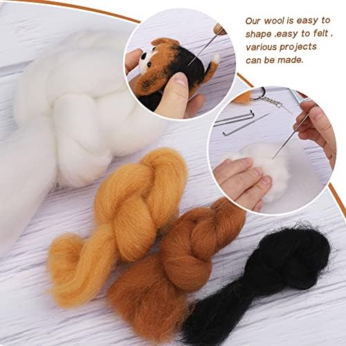 QMNNMA Needle Felting for Beginners, Beagle Needle Felting Set - Image 4