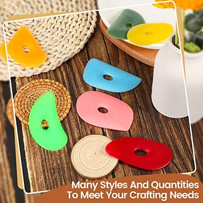 Sherr 21 Pcs Pottery Ribs for Pottery Tools,Bright Color,Classic Style - Image 6
