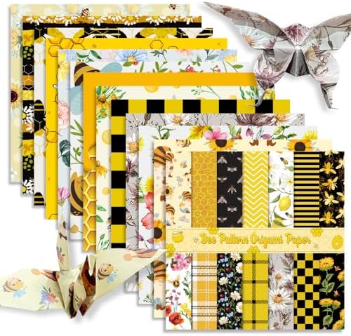 6x6" Origami Paper,50Sheets Double Sided Colored Paper,Square Craft Paper by Mifuner