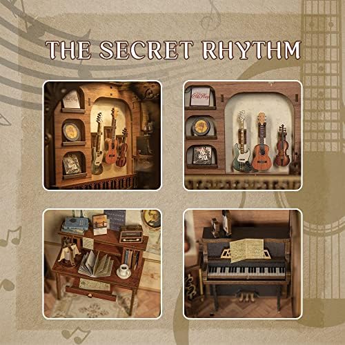 Cutefun Book Nook Kit, DIY Miniature Dollhouse Booknook for Adults - Image 6