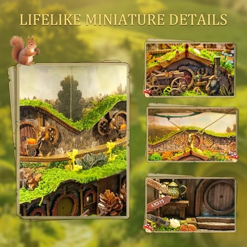 The Magic Ring Hamlet DIY Miniature House Shadow Box Kit - Image 6