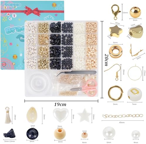 Jewelry Making Supplies Kit, Bracelet Making Kit, Natural Stone Beads - Image 3
