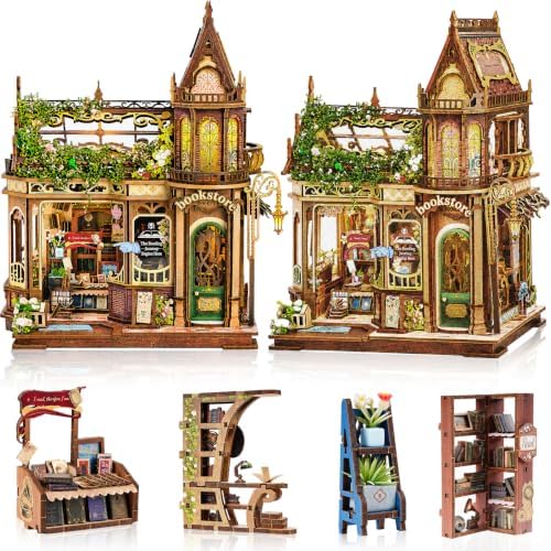 CRIOLPO Book Nook Kits Miniature House Kit for Adults with LED Lights - Image 2