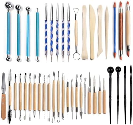S & E TEACHER'S EDITION 43 Pcs Pottery & Clay Sculpting Tool - Image 3