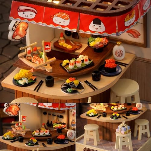 DIY Miniature Dollhouse Kit with Furniture Plus Dust Proof for Teens Adults - Image 5