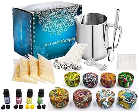 evhooe Candle Making Kit, Wax Melt Making Kit, Candle Beginner DIY Starter Set for Making CandlesScented Candles, Complete Candle DIY Set for Gifts for Adults and Teens by Unknown
