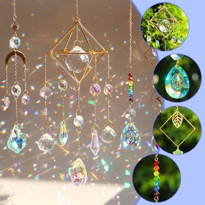 DIY Suncatchers, 400pcs Sun Catchers Supplies Kit Art and Crafts for Adults - Image 3