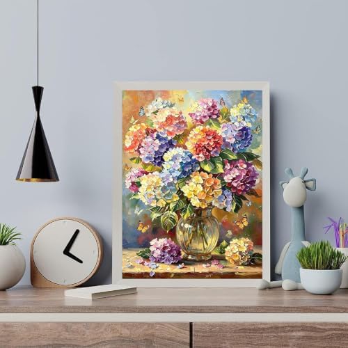 Arttoplus Flowers Paint by Numbers Kit for Adults Beginner 16x20inch - Image 4