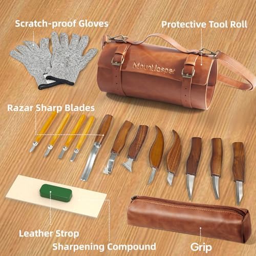 Wood Carving Kit 16-Piece - Image 4