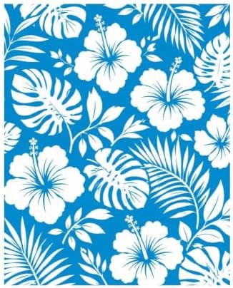 Bozfoxa Paint by Numbers Kit for Adults Beginner Blue Tropical Floral by Unknown