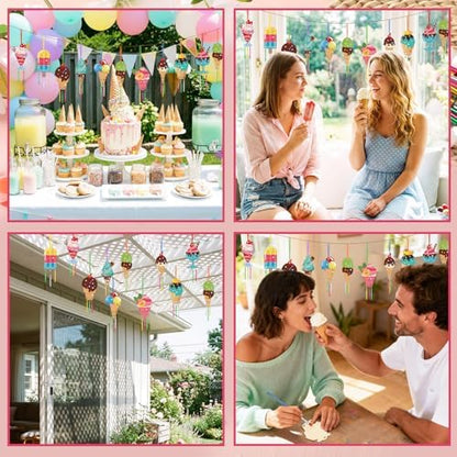 JellyArch Ice Cream 30 Pack DIY Wind Chime Kit Art and Crafts - Image 4