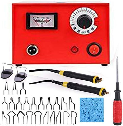 TOPCHANCES Wood Burning Kit,Pyrography Wood Burning Kit for Adults,50W Pyrography Machine Wood Burner for Wood and Gourd - Dual Pens and 20pcs Wire Tips by TOPCHANCES