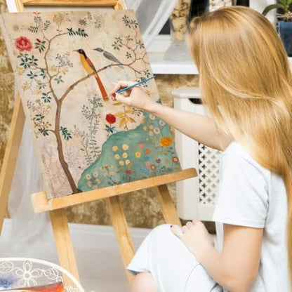 WUDWL Persian Birds Flowers Paint by Numbers Kit for Adults Beginner, with Framed - Image 2