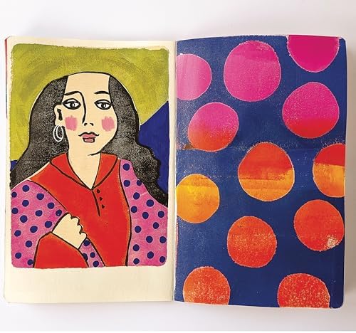 Gelli Arts Journal Kit - All-in-One Printing Kit with 3x5 Gel Plate, Roller, Mini Journal & Mixed Media Supplies, Art Set for DIY Crafts, Handmade Projects for Kids or Adults - Image 4