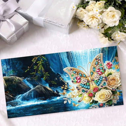 C'eitura 6Pcs Butterfly Diamond Art Painting Cards Special Shaped - Image 6