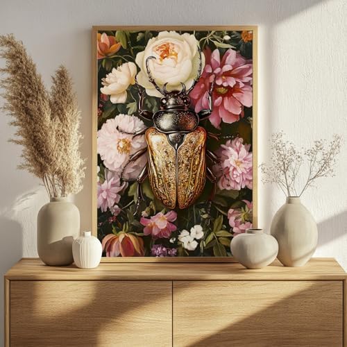 Bettle Paint by Numbers Kit for Adults, 16x20 inch - Image 2