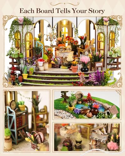Vaki Vaki 2026 New DIY Miniature House Kit, Book Nook Puzzle with LED Light - Image 3