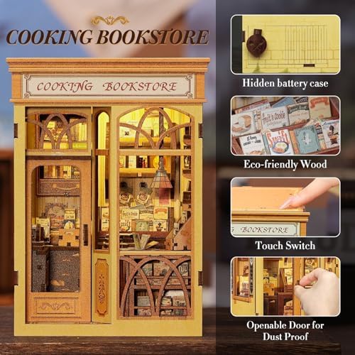 Fsolis Book Nook Kit - DIY Miniature House Kit - Image 3