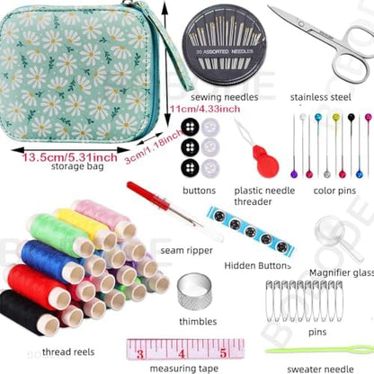 Bobode Printing Sewing Kit Travel Basic Sewing Kit for Adults, - Image 2