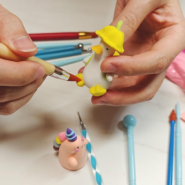 Polymer Clay Tools, Modeling Dotting Tools, Pottery Tools Kit - Image 6