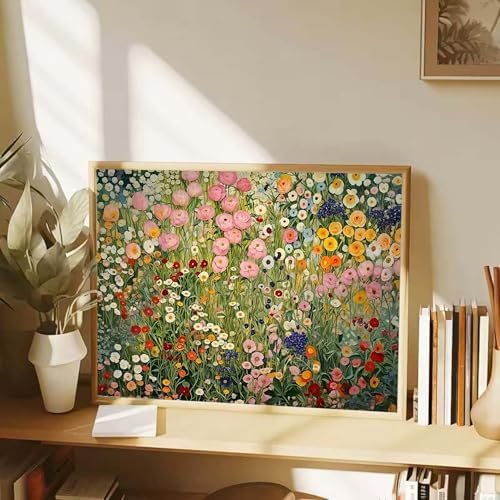 Paint By Numbers Kit For Adults Beginner,Colorful Floral Paint 16 x 20 inch - Image 2
