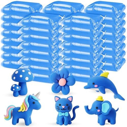 VioraWhite 40 Pcs 21 oz Air Dry Clay Bulk Modeling Clay,Blue by VioraWhite