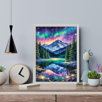 Arttoplus Starry Night Paint by Numbers Kit for Adults Beginner 16x20 inch - Image 4