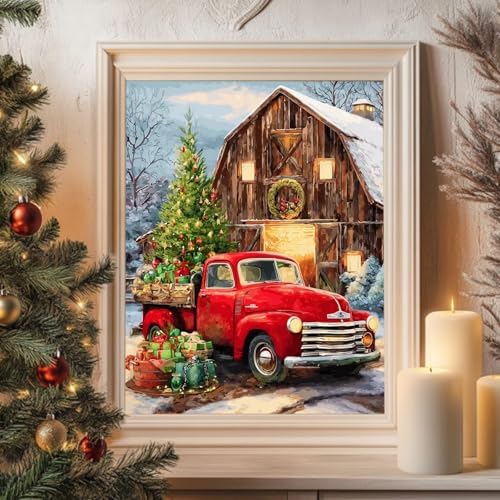 Reivworl Christmas Paint by Numbers Kit for Adults Beginner 16×20 inch - Image 3